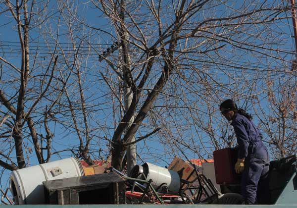 Recolectaron 11 camiones de chatarra en la zona norte