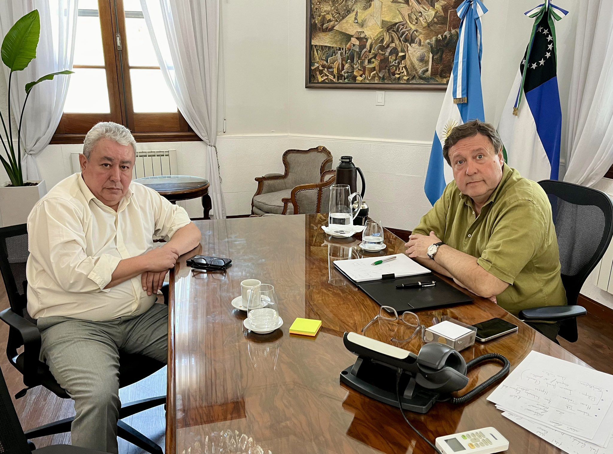 Felix San Martín, el hombre elegido por Weretilneck para conducir el IUPA. Foto presa gobierno RN&nbsp;