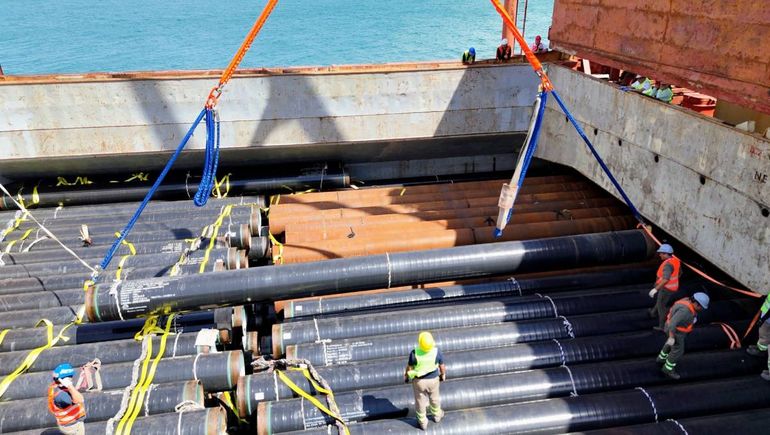 El proyecto de GNL contempla un ducto con más de 2000 caños.