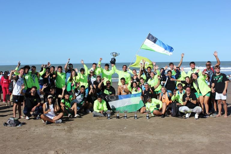 Río Negro subcampeón en los Juegos Evita de Playa