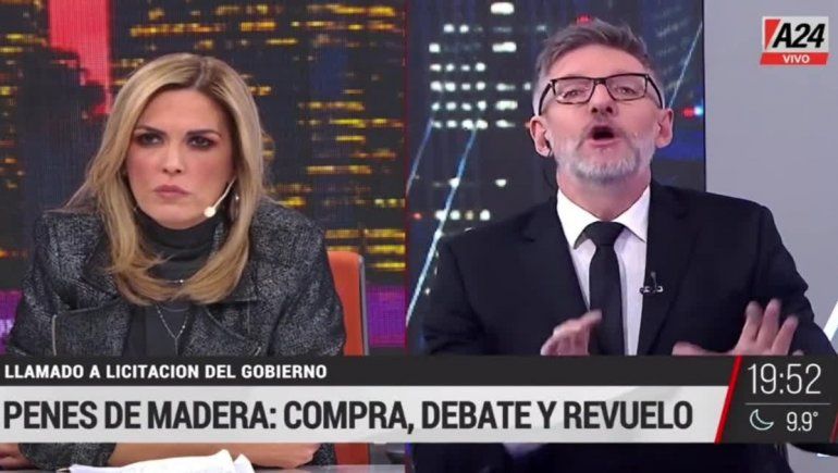 Se picó: tenso cruce entre Canosa y Novaresio por los penes de madera