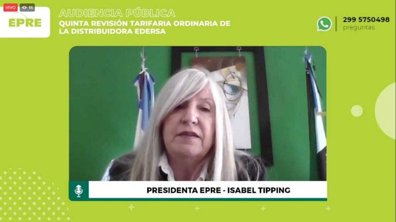 Comenzó la audiencia pública que establecerá las nuevas tarifas de Edersa