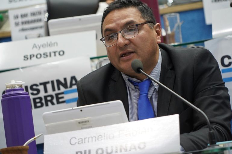 Fabián Pilquinao (Vamos con Todos), diputado uno de los autores de la iniciativa.
