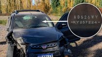 La camioneta que fue utilizada en el robo frustrado.