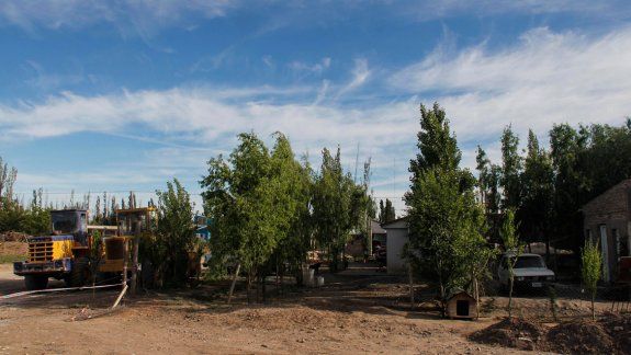 Nueve parcelas ocupa la familia, que reservará lotes para otros descendientes.