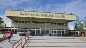 La joven fue asistida en el hospital Heller