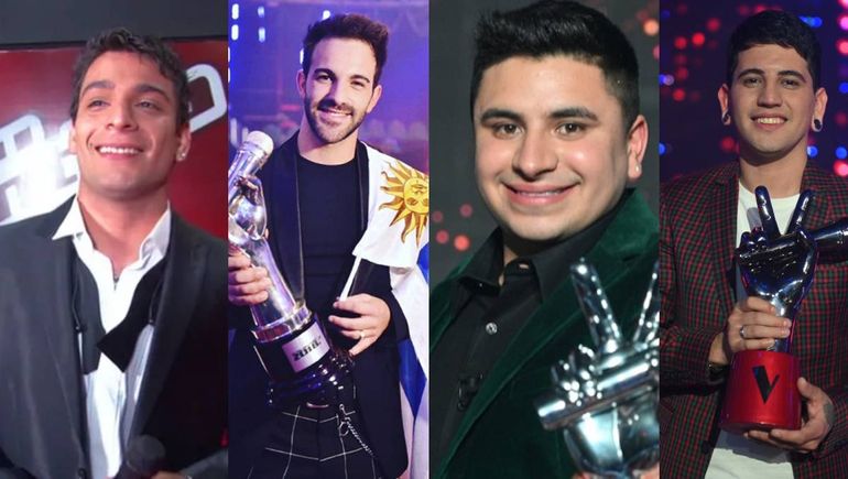 Los ganadores anteriores de La Voz Argentina.