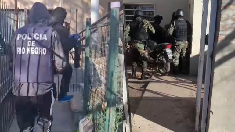 La policía rionegrina allanó dos domicilios de las 1200 Viviendas y otro del barrio Mercantil. Secuestraron drogas, dinero y demoraron a seis mujeres. 