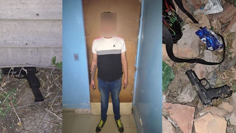 La policía detuvo a dos hombres armados y secuestró un auto tras una persecución en la zona del Anai Mapu.&nbsp;