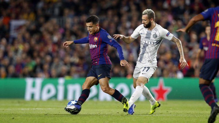 Con Messi en la tribuna, Barcelona venció 2-0 al Inter
