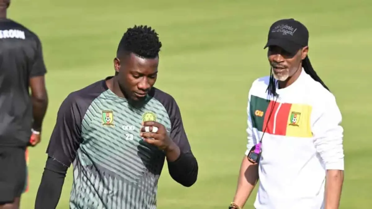 El arquero de Camerún se calentó con el DT y se fue del Mundial