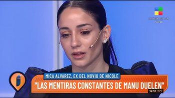 la ex de manu urcera no le da mas de dos meses con nicole