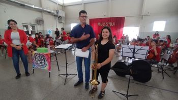 Orgullo cipoleño: distinguen a una joven talento de 12 años ganadora del Festival Internacional de Trombón