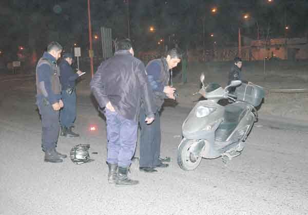 Automovilista se fugó tras un choque