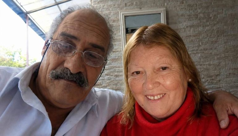 El Rulo y su esposa Emelina, que lo acompaña en este complicado momento. El Rulo y su esposa Emelina, que lo acompaña en este complicado momento.
