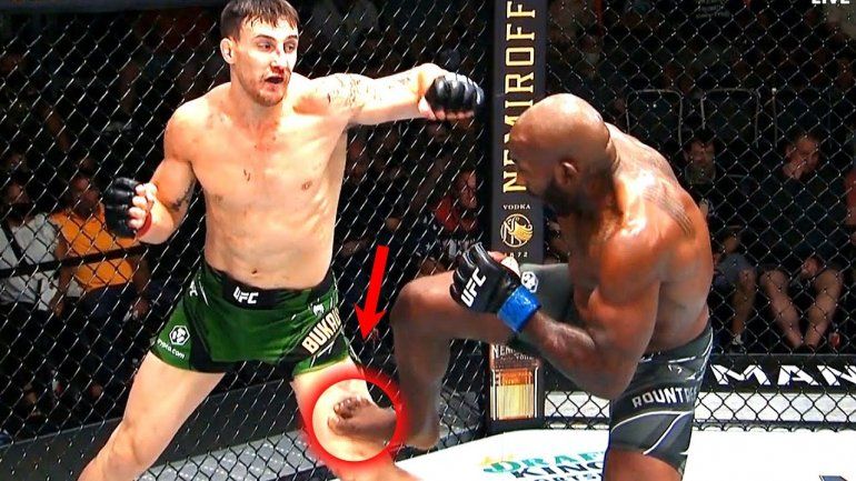 El escalofriante nocaut en la UFC: le rompió la rodilla con una patada