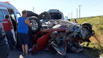 el remis accidentado era de el chanar y realizaba viajes rurales