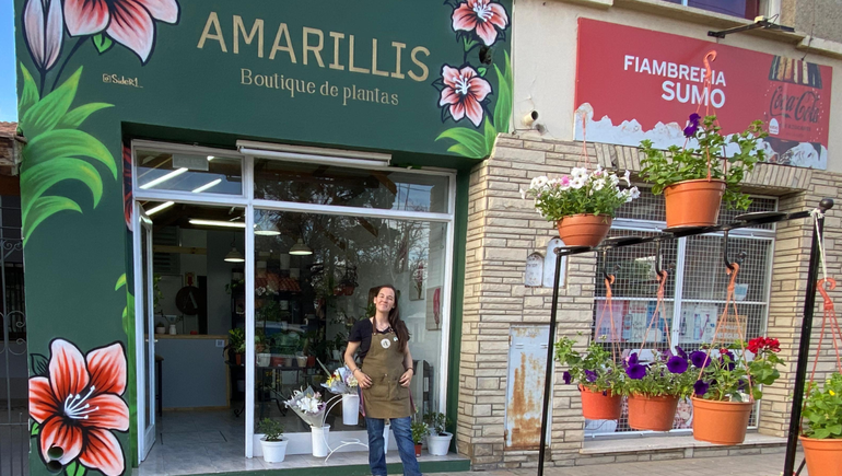 Amarillis, una boutique de plantas instalada en el corazón del barrio San Pablo hace cuatro meses.