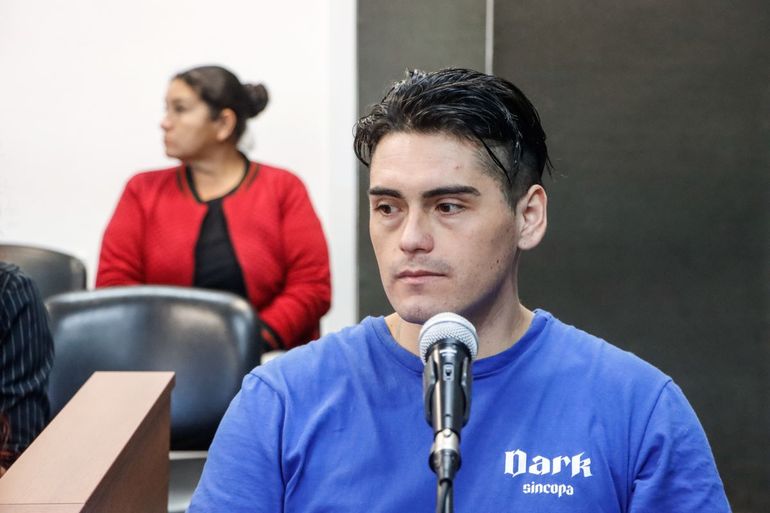 Marilef se defendió en el inicio del juicio por intento de femicidio. Foto: Anahí Cárdena.