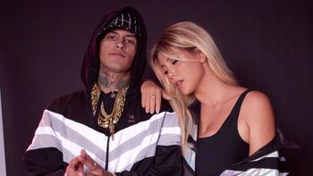 Wanda Nara y L-Gante.