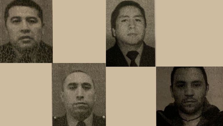 (De izquierda a derecha) comisario Miguel Ángel Muñoz