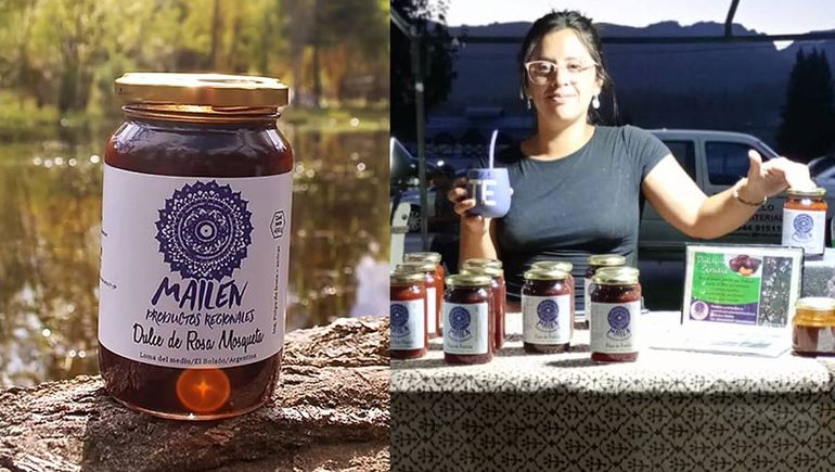 De la montaña a las ferias. Las chicas la rompen con los dulces artesanales.