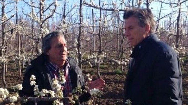 Pocho recibió en su casa al electo presidente durante la campaña.