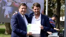 El Gobernador de Río Negro junto al Intendente de Cipolletti encabezaron los anuncias de aniversario.