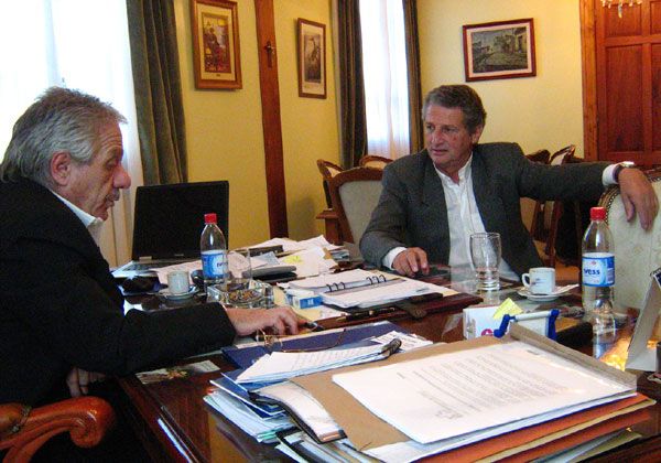 Saiz se reunió con Massaccesi