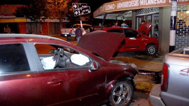 Choque Belgrano y 9 de Julio