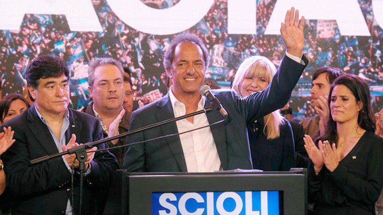 Scioli no nombró a la presidenta