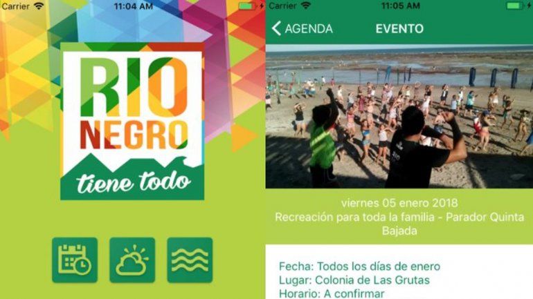 Provincia lanzó su propia aplicación móvil para este verano