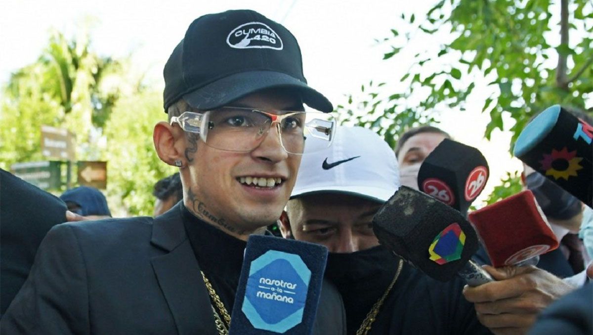 L-Gante no declaró ante la Justicia y le dedicó un tema a los giles