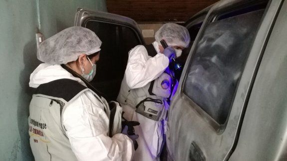 Muñoz durmió a tres kilómetros de Las Ovejas en un refugio