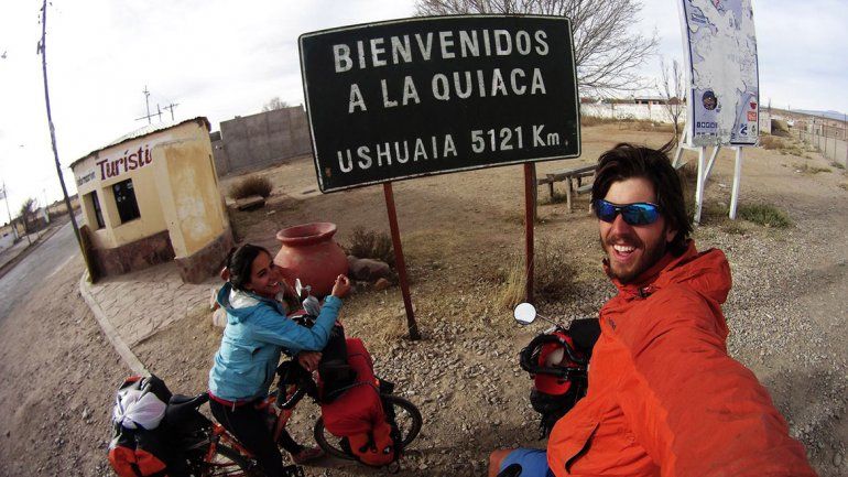 Un sueño los empuja de Ushuaia  a Alaska