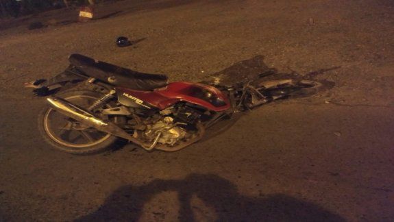 Dos heridos en un violento accidente de tránsito