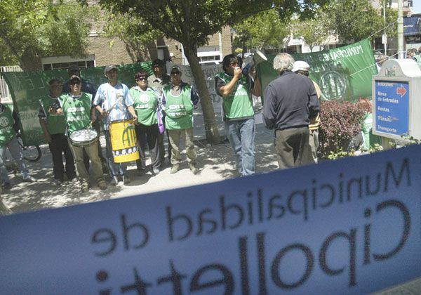 Protesta por salarios