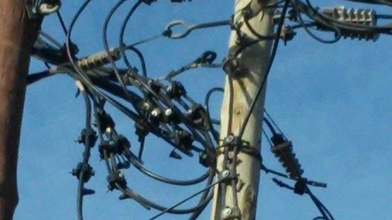 El seccionador eléctrico de Costa Esperanza fue desconectado ayer.