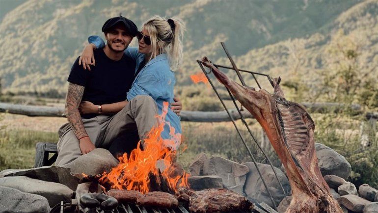 Las vacaciones de Wanda Nara y Mauro Icardi en Neuquén