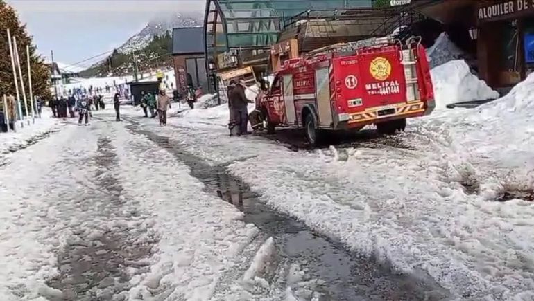Se aplicó un protocolo especial de seguridad. (Foto: Económicas Bariloche)