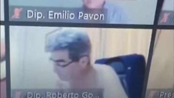 A lo Ameri: diputado apareció desnudo en una sesión virtual