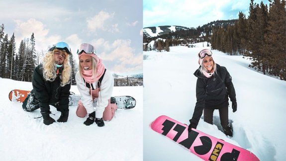 Influencer porteña viajó a Bariloche y las redes explotaron