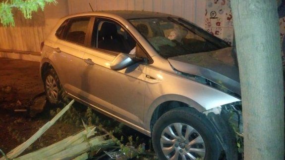 Perdió el control del auto