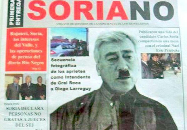 Masiva propaganda contra Carlos Soria