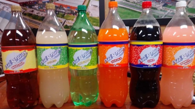Una de las imágenes de las gaseosas Interlagos que ya circulan por las redes sociales.