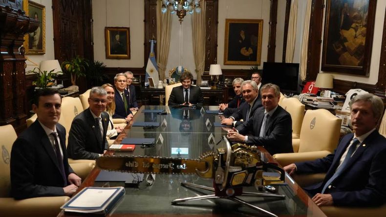 Scott Bessent se reunió con Javier Milei la semana pasada tras el anuncio del acuerdo con el FMI.