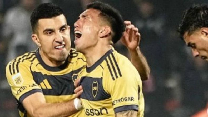 La emocionante reacción de Alan Velasco tras marcar su primer tanto en Boca y romper una racha negativa