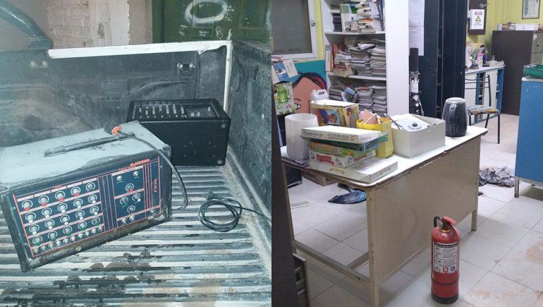Bronca: desalmados robaron y destrozaron la Escuela 248
