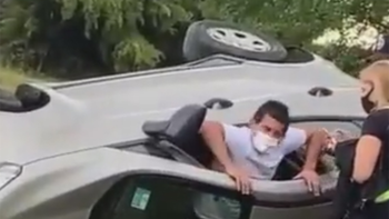 Video: El tremendo accidente con el Pulga Rodríguez de héroe