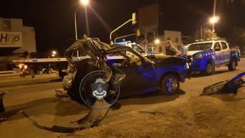 lo paso con su camioneta por arriba en la ruta 22 y se fugo